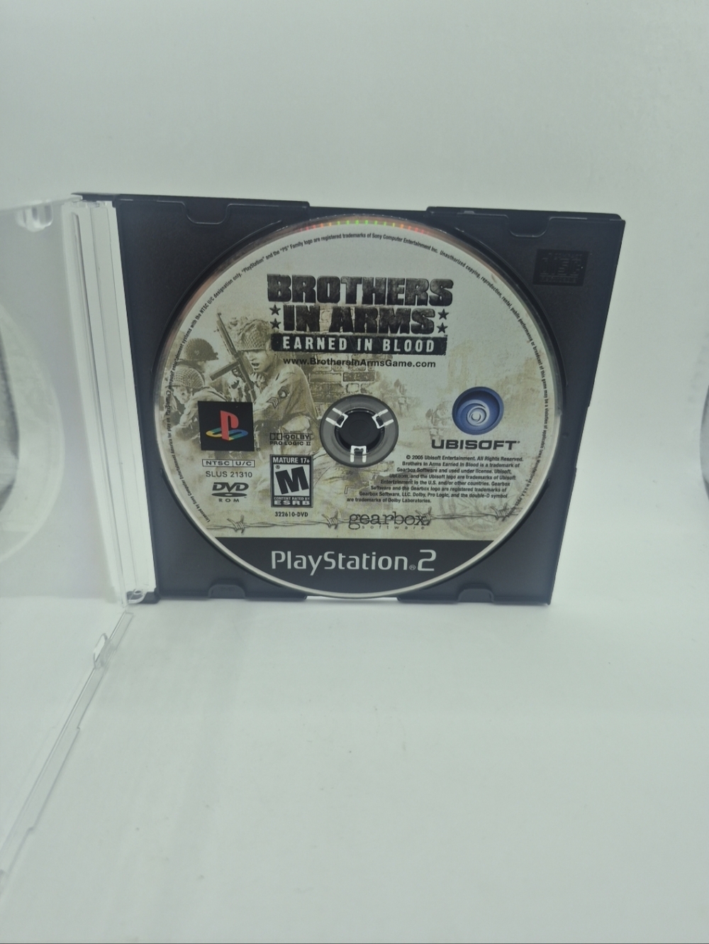 Brothers in Arms Earned in Blood PS2 (Sony PlayStation 2, 05, Ubisoft) Untested
